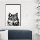 Search for wolf lover posters Watercolor
