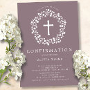 Search for girls confirmation invitations Cross