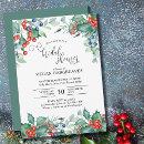 Search for winter bridal shower invitations Watercolor