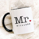 Search for vintage wedding mugs Married