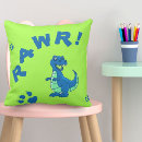 Search for cute green dinosaur cushions Roar