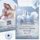 Search for lake save the dates Dusty blue