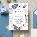 Search for periwinkle and purple wedding invitations Chic