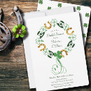 Search for gold horseshoe invitations Green
