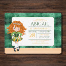 Search for irish birthday invitations Green