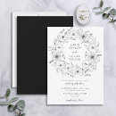 Search for floral wreath wedding invitations Elegant