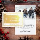 Search for merry christmas cards Gold foil