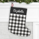 Search for black and white checkered Buffalo plaid