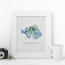 Search for watercolor octopus art Coastal