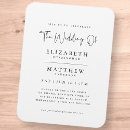 Search for wedding favours Black and white