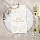 Search for 50th anniversary napkins Fifty years anniversary