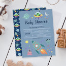 Search for space baby shower invitations Cartoon