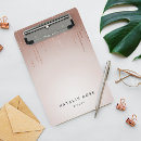 Search for rose gold business clipboards Trendy