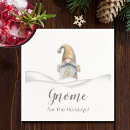 Search for christmas gnomes napkins Whimsical