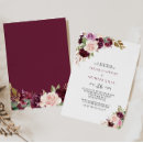 Search for burgundy and green wedding invitations For her