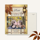 Search for fall leaves save the dates Boho chic