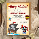 Search for pirate birthday invitations Vintage