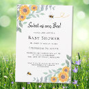 Search for sweet as can bee invitations Watercolor
