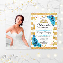 Search for turquoise blue quinceanera invitations Tiara