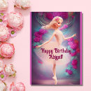 Search for ballerina birthday cards Elegant