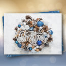 Search for non photo christmas cards Blue