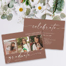 Search for but no party graduation announcement cards Modern minimalist