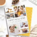 Search for simple new years cards Photo collage