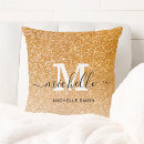 Search for bridal shower cushions Monogrammed