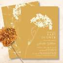 Search for mustard yellow invitations Gender neutral