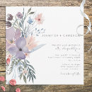 Search for peach and lavender wedding invitations Flowers