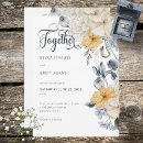 Search for white yellow wedding invitations Flowers