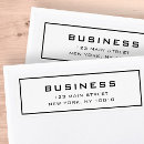 Search for budget return address labels Black and white