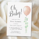 Search for eucalyptus baby shower invitations Watercolor