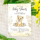 Search for gold safari invitations Oh baby