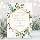 Search for greenery couples shower invitations Winter