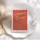 Search for squiggly invitations Terracotta