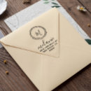 Search for monogram rubber stamps Modern minimalist