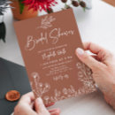 Search for burnt orange bridal shower invitations Autumn
