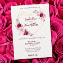 Search for gold heart invitations Watercolor flowers