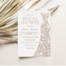 Search for rose gold glitter bridal shower invitations Pink