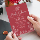 Search for burgundy bridal shower invitations Modern