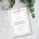 Search for rose gold graduation invitations Geometric