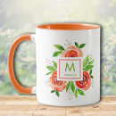Search for coral mugs Watercolor floral