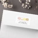 Search for french macaron return address labels Pastel
