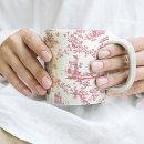 Search for floral toile mugs Toile de jouy