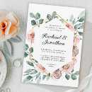 Search for feminine wedding invitations Botanical