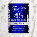 Search for 45th birthday invitations Glam