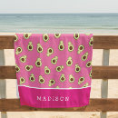 Search for avocado beach towels Kawaii