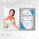 Search for turquoise blue quinceanera invitations Tiara