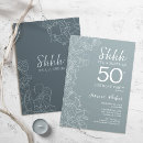 Search for blue botanical invitations Elegant